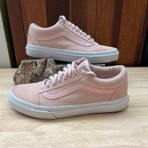 VANS Old Skool Pink Suede 6.5 Men / 8 Women Low-Top Skate Sneakers
